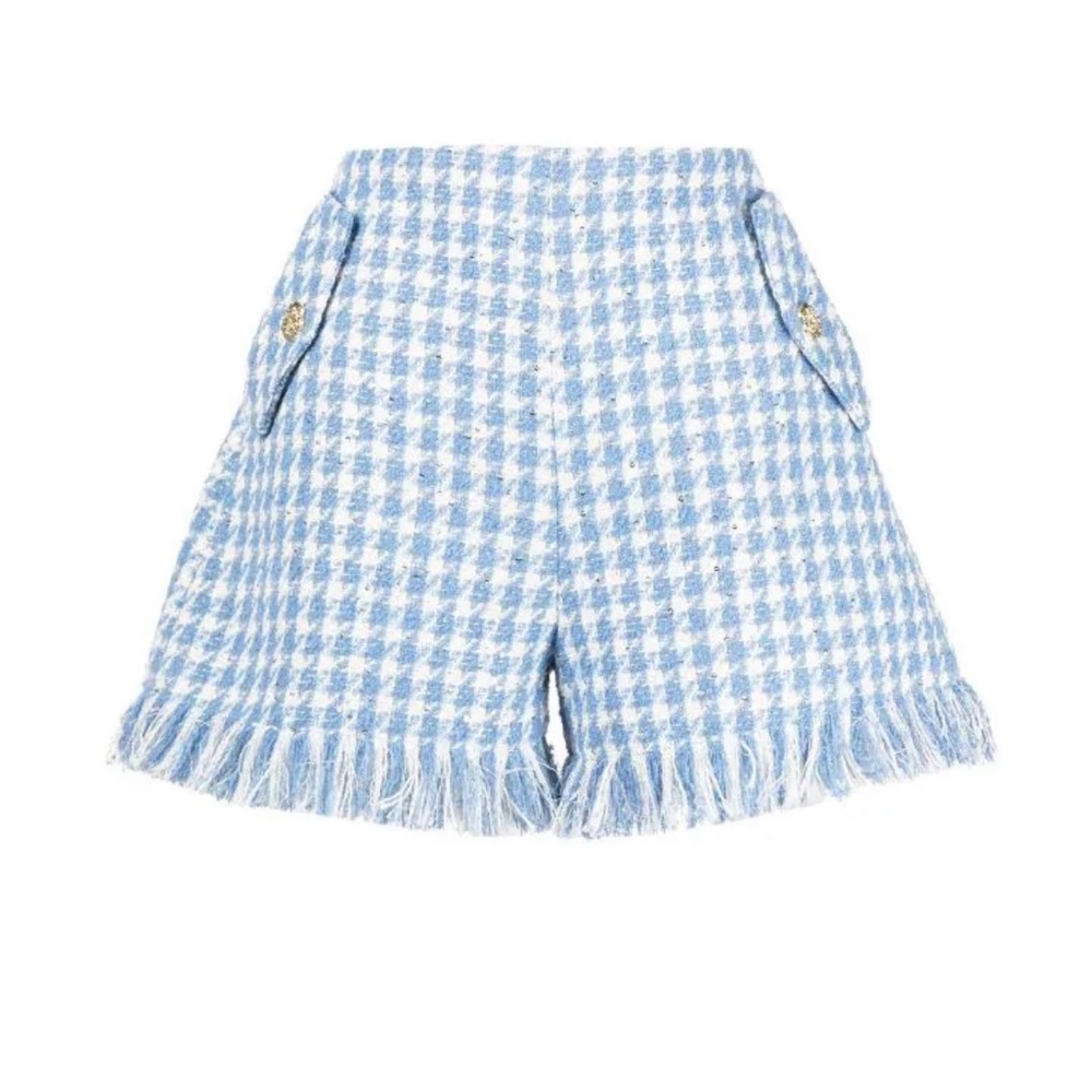 Leo Lin Tweed Shorts
